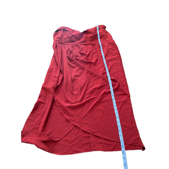 City Chic Burgundy Maxi Dress - Picture 11 of 12